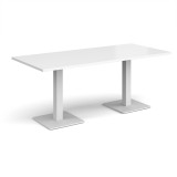 Brescia Rect Dining Table Square Bases