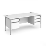 Contract 25 H-frame Desk 2&3d Ped