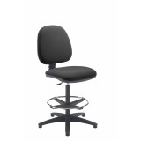 Zoom Mid Back Operator Chair - Charcoal