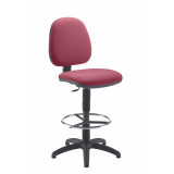 Zoom Mid Back Operator Chair - Claret