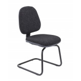 Zoom Visitor Chair - Charcoal