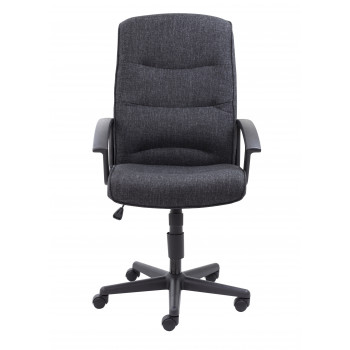 Canasta Ii Fabric Chair - Charcoal