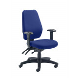Call Centre Chair Without Seat Slide - Royal Blue