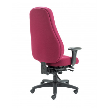 Cheetah Fabric Chair - Ruby