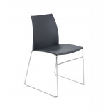 Adapt Skid Chair - Grey