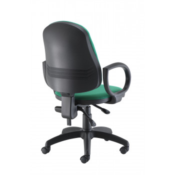 Calypso Ii High Back Chair With Fixed Arms - Green