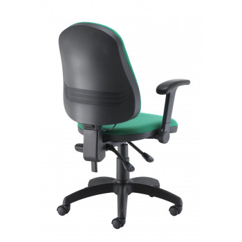 Calypso Ergo Chair With Folding Arms - Green