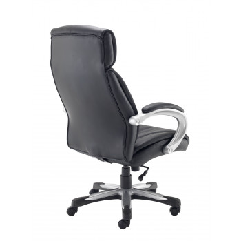 Cronos Heavy Duty Executive Chair - Black Leather