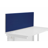 1200 Straight Upholstered Desktop Screen - Royal Blue