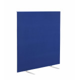 1200w X 1200h Upholstered Floor Standing Screen Straight - Royal Blue