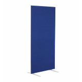 1200w X 1800h Upholstered Floor Standing Screen Straight - Royal Blue