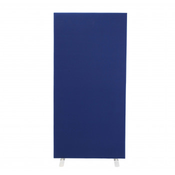 1200w X 1800h Upholstered Floor Standing Screen Straight - Royal Blue