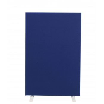 1400w X 1800h Upholstered Floor Standing Screen Straight - Royal Blue