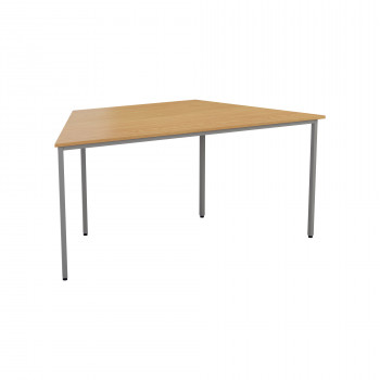 Trapezoidal Multipurpose Table 18mm Top 1600 X 800 - Oak