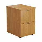 2 Drawer Filing Cabinet - Oak