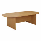 1800 D-end Meeting Table - Oak