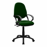 Java-200-High Back Operator Chair With Arms - Green Java-200-High Back Operator Chair With Arms - Green