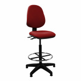 Java-200-D High Back Draughtsman Chair - Red