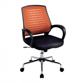 Carousel- Mesh Back Operator'S Chair - Orange