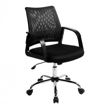 Calypso- Mesh Back Task Operator Armchair - Black