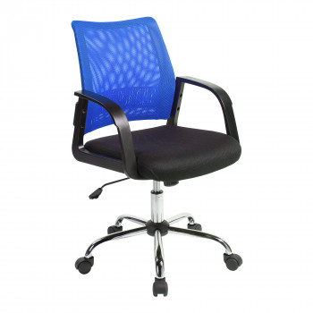 Calypso- Mesh Back Task Operator Armchair - Blue