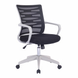 Spyro Mesh Chair White Frame Black Back
