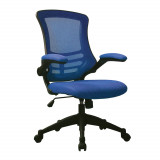 Luna- Medium Back Mesh Chair- Blue