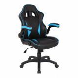 Predator - Black/Blue Racing Chair Folding Arms