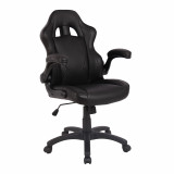 Predator - Black/Black Racing Chair Folding Arms