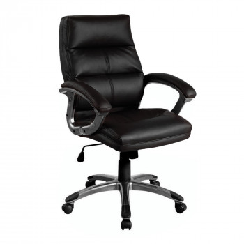 Greenwich- Pu Managers Chair- Black
