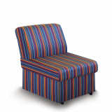 Wave- Fabric Modular Sofa Rectangular- Stripes