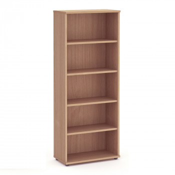 Book Case - 2000mm - 4 Shelves - Beech