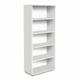 Book Case - 2000mm - 4 Shelves - White